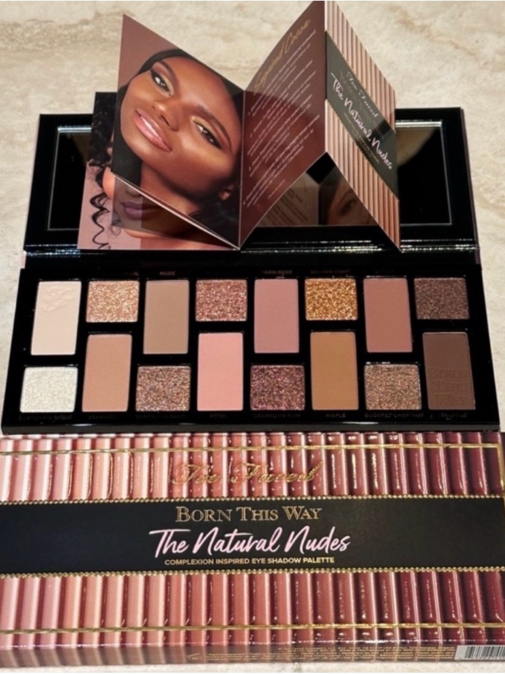 NIB~Too Faced Born This Way The Natural Nudes Eyeshadow Palette~Retail is $58